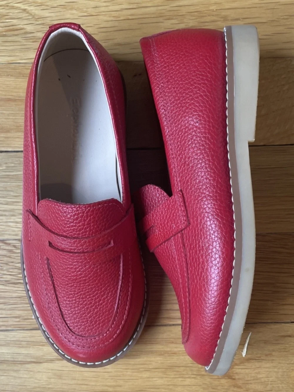 Elephantito Red Loafer Toddler 11.5 Shoes